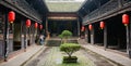 People visit the Miao house at Fenghuang Ancient Town in Hunan, China