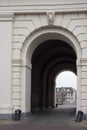 People visit old town in Den Bosch, Netherlands. Leiden is the 6th largest agglomeration in the Netherlands . Royalty Free Stock Photo