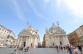 Piazza del Popolo square Rome Italy