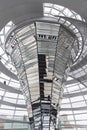 People visit Reichstag dome Royalty Free Stock Photo