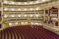 People visit Semper Opera from inside Royalty Free Stock Photo