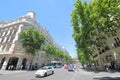 Serrano shopping street Madrid Spain Royalty Free Stock Photo