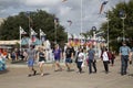 People visit State Fair Texas at Dallas Fair Park Royalty Free Stock Photo