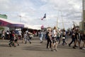 People visit State Fair Texas at Dallas Fair Park Royalty Free Stock Photo