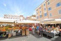 Street market Piazza Campo de Fiori Rome Italy