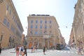 Via Condotti street cityscape downtown Rome Italy