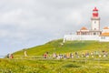 People visiting Cabo da Roca Lighthouse