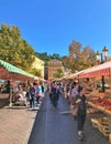 Cours Saleya market Nice, South of France Royalty Free Stock Photo