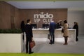 People visiting Mido 2014 in Milan, Italy