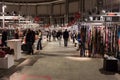 People visiting Mipap trade show in Milan, Italy Royalty Free Stock Photo