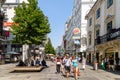 People Visiting And Shopping On Karntner Street In Vienna