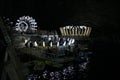 People visiting Turda Salt Mine, Salina Turda Royalty Free Stock Photo