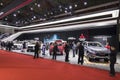 People visits Mitsubishi booth at the exhibition