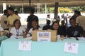 People voting on Venezuelan national consultation called by the National Assembly