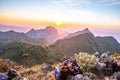 People wait for Golden Cloud and sunset sky Royalty Free Stock Photo