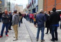 People waiting for burning chapel of late Guy Lafleur 09 20, 1951 Ã¢â¬â 05 22, 2022