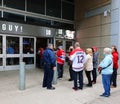 People waiting for burning chapel of late Guy Lafleur 09 20, 1951 Ã¢â¬â 05 22, 2022