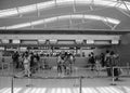 People waiting for checking-in at Tan Son Nhat airport in Saigon, Vietnam Royalty Free Stock Photo