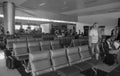 People waiting at Lien Khuong airport in Dalat, Vietnam Royalty Free Stock Photo