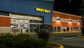 People are waiting for opening at Best Buy on Black Friday after Thanksgiving Day