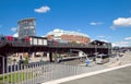 People waiting for the train on Baumwall station