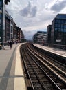 People waiting for tram