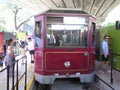 People waiting at Victoria Peak Tram terminus Royalty Free Stock Photo