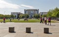 Federal Chancellery or Bundeskanzleramt in Berlin, Germany. Royalty Free Stock Photo