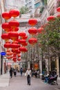 Lee Tung Avenue, Hong Kong Royalty Free Stock Photo