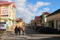 Street of the provincial town of Kosiv