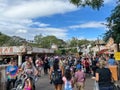 People walking in the Africa area at Animal Kingdom in Disney World