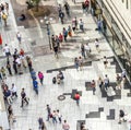 People walking along the Zeil Royalty Free Stock Photo