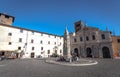 People walking the ancient streets and alleys of Rome, Italy