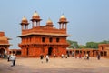 People walking around Diwan-i-Khas Hall of Private Audience i