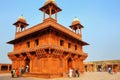 People walking around Diwan-i-Khas Hall of Private Audience i