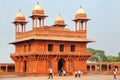 People walking around Diwan-i-Khas Hall of Private Audience i