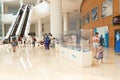 People walking around at Guangdong Science Center Royalty Free Stock Photo