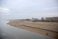 People Walking On The Beach Of Scheveningen The Netherlands 28-12-2019 Royalty Free Stock Photo