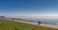 People walking on the beach in Wilhelmshaven