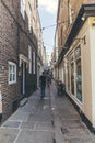 People walking on Brewers Lane in Richmond, London