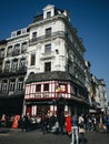 People walking in Brussels street.