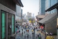 People walking in Chengdu Sino-Ocean Taikoo Li