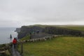 People walking in Cliffs of moher, Ireland
