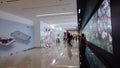 People walking at Coex Shopping Mall in Seoul, Korea