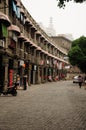 People walking on Duolun Road in Shanghai