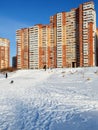 New residential neighborhood. City of Balashikha, Moscow region. Russia Royalty Free Stock Photo