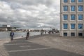 July 9 2018 - Walking in Modern Waterfront, Copenhagen, Danimarca Royalty Free Stock Photo