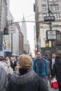 People walking in 42nd Street