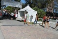 People walking at a public event Royalty Free Stock Photo