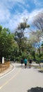 people walking in Parque da Jaqueira in Recife, Brazil